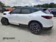 2023 Chevrolet Blazer RS с VIN 3GNKBERS1PS124857, выставлен на аукционе Copart как лот 61958325 с пробегом 37 226 миль миль и На запчасти • Non repairable. История ставок и продаж доступна на DreamBid. Изображение 2.