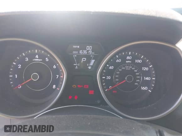 2013 Hyundai Elantra GLS z VIN 5NPDH4AE0DH263710, wystawiony jako IAAI lot #43174455 z przebiegiem 163 619 mil mil oraz . Historia ofert i sprzedaży dostępna na DreamBid. Obrazek 7.