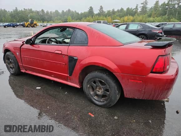 2001 Ford Mustang Standard z VIN 1FAFP40441F179812, wystawiony jako Copart lot #81625275 z przebiegiem Nie podano mil oraz Szkoda całkowita • Salvage title. Historia ofert i sprzedaży dostępna na DreamBid. Obrazek 2.
