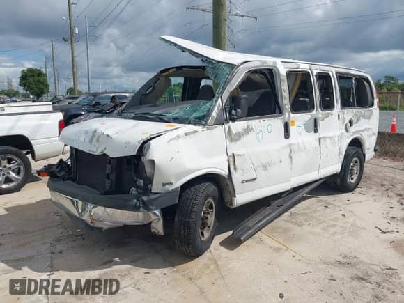 2004 Chevrolet Express с VIN 1GAGG25U541221443, выставлен на аукционе IAAI как лот 42258382 с пробегом Не указан миль и . История ставок и продаж доступна на DreamBid. Изображение 16.