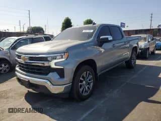 2024 Chevrolet Silverado 1500 LT with VIN 2GCPACED2R1266548, listed as a Copart auction lot 63521305 with 22,233 mi miles and Salvage title. Bid and sale history available at DreamBid. Image 1.