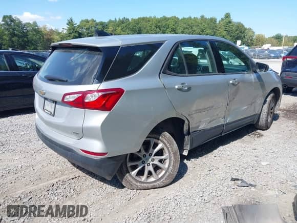 2019 Chevrolet Equinox LS with VIN 3GNAXSEV3KS518493, listed as a IAAI auction lot 43212870 with 112,893 mi miles and . Bid and sale history available at DreamBid. Image 4.