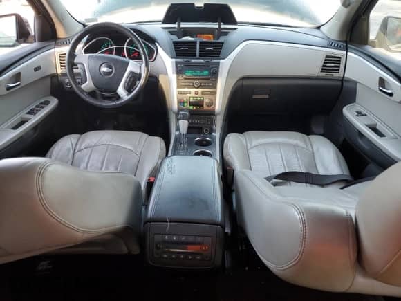 2012 Chevrolet Traverse LTZ with VIN 1GNKRLED5CJ243031, listed as a Copart auction lot 46260895 with Not provided miles and Salvage title. Bid and sale history available at DreamBid. Image 8.