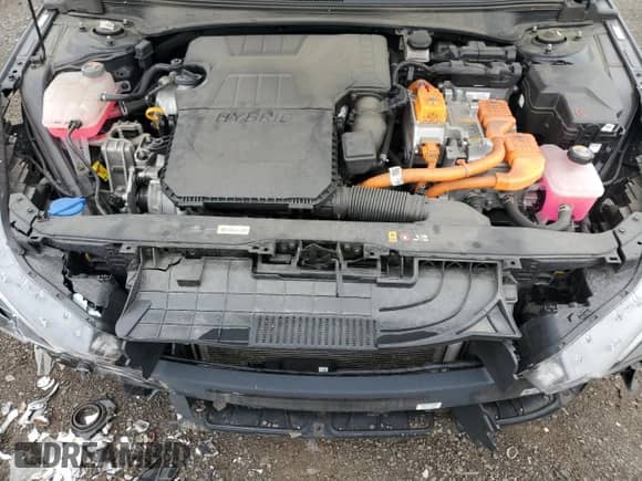 2021 Hyundai Elantra Blue with VIN KMHLM4AJ0MU004186, listed as a Copart auction lot 71445935 with 65,501 mi miles and Salvage title. Bid and sale history available at DreamBid. Image 11.