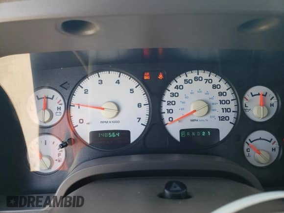 2003 Dodge 1500 ST with VIN 1D7HA18K03J582326, listed as a Copart auction lot 53682044 with 148,564 mi miles and Salvage title. Bid and sale history available at DreamBid. Image 9.
