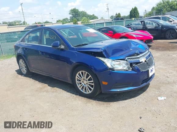 2013 Chevrolet Cruze ECO with VIN 1G1PJ5SB4D7115763, listed as a IAAI auction lot 42822323 with 139,906 mi miles and . Bid and sale history available at DreamBid. Image 1.