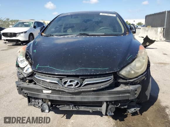 2013 Hyundai Elantra GLS with VIN 5NPDH4AE0DH421818, listed as a Copart auction lot 84240715 with 128,586 mi miles and Salvage title. Bid and sale history available at DreamBid. Image 5.