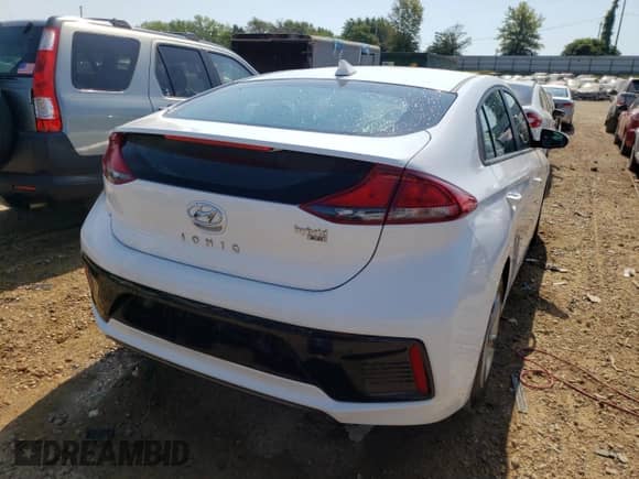 2019 Hyundai Ioniq Blue z VIN KMHC65LC6KU117149, wystawiony jako Copart lot #55518492 z przebiegiem 60 196 mil mil oraz . Historia ofert i sprzedaży dostępna na DreamBid. Obrazek 4.