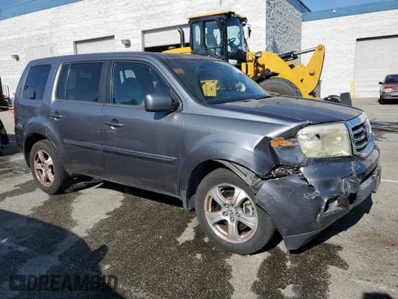 2013 Honda Pilot EX with VIN 5FNYF3H40DB039060, listed as a Copart auction lot 55322705 with 127,739 mi miles and Salvage title. Bid and sale history available at DreamBid. Image 4.