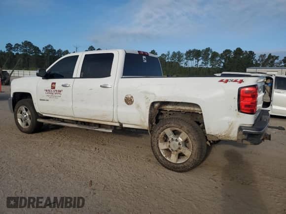 2019 Chevrolet Silverado 2500HD Work Truck z VIN 1GC1KREG1KF179755, wystawiony jako Copart lot #81480725 z przebiegiem 153 833 mil mil oraz Szkoda całkowita • Salvage title. Historia ofert i sprzedaży dostępna na DreamBid. Obrazek 2.