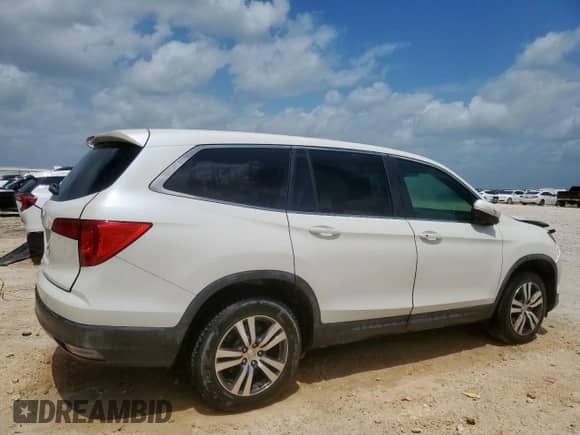 2017 Honda Pilot EX-L z VIN 5FNYF5H75HB005918, wystawiony jako Copart lot #60033435 z przebiegiem 99 999 mil mil oraz Czysty tytuł • Clean title. Historia ofert i sprzedaży dostępna na DreamBid. Obrazek 3.