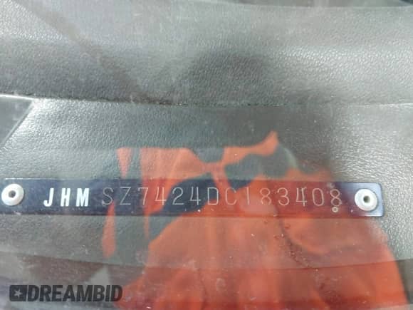 1983 Honda Accord z VIN JHMSZ7424DC183408, wystawiony jako IAAI lot #43274555 z przebiegiem 968 480 mil mil oraz . Historia ofert i sprzedaży dostępna na DreamBid. Obrazek 9.