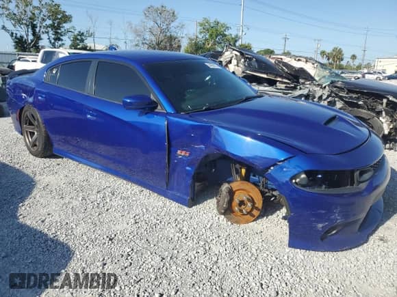 2019 Dodge Charger Scat Pack с VIN 2C3CDXGJ1KH740166, выставлен на аукционе Copart как лот 54598135 с пробегом 82 246 миль миль и Списание • Salvage title. История ставок и продаж доступна на DreamBid. Изображение 4.