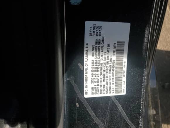 2018 Honda Odyssey Elite with VIN 5FNRL6H93JB036756, listed as a Copart auction lot 53462875 with 122,004 mi miles and Salvage title. Bid and sale history available at DreamBid. Image 13.