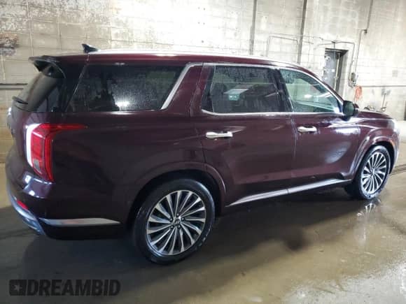 2024 Hyundai Palisade Calligraphy with VIN KM8R74GEXRU683855, listed as a Copart auction lot 82059225 with 61,054 mi miles and Clean title. Bid and sale history available at DreamBid. Image 3.