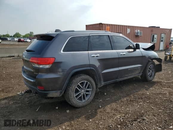 2018 Jeep Grand Cherokee Limited with VIN 1C4RJEBG9JC339450, listed as a Copart auction lot 59428385 with 82,315 mi miles and Salvage title. Bid and sale history available at DreamBid. Image 3.