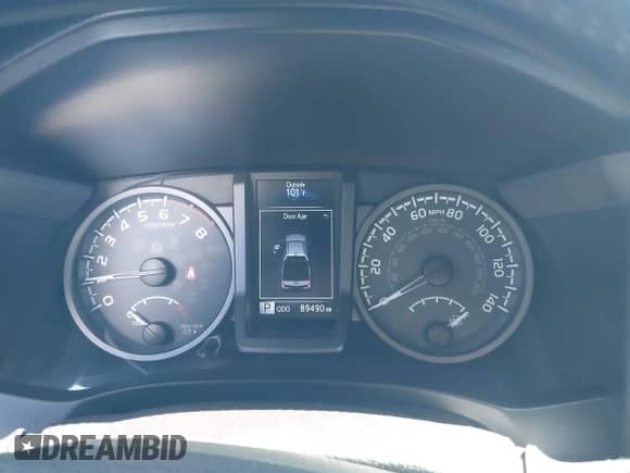 2016 Toyota Tacoma SR5 with VIN 3TMAZ5CNXGM009360, listed as a IAAI auction lot 43186084 with 89,490 mi miles and . Bid and sale history available at DreamBid. Image 7.