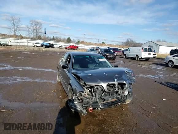 2002 BMW 5 Series 530i with VIN WBADT53492CE92971, listed as a Copart auction lot 85592254 with 115,192 mi miles and Salvage title. Bid and sale history available at DreamBid. Image 11.