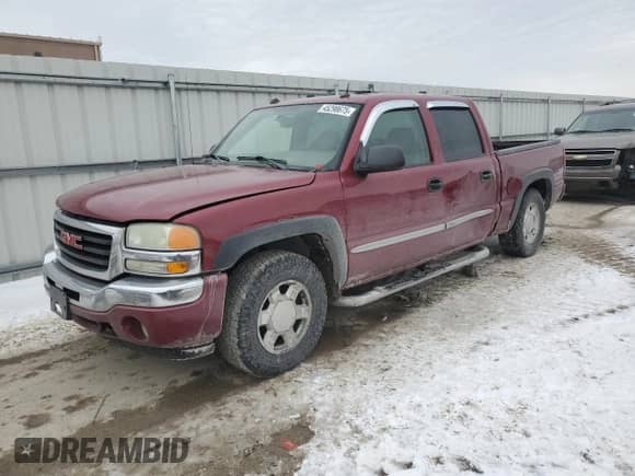 2005 GMC Sierra 1500 SLE with VIN 2GTEK13T951234399, listed as a Copart auction lot 45298675 with 79,069 mi miles and Salvage title. Bid and sale history available at DreamBid. Image 1.