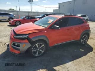 2019 Hyundai Kona Limited с VIN KM8K33A53KU215181, выставлен на аукционе Copart как лот 81497995 с пробегом 35 279 миль миль и На запчасти • Non repairable. История ставок и продаж доступна на DreamBid. Изображение 1.