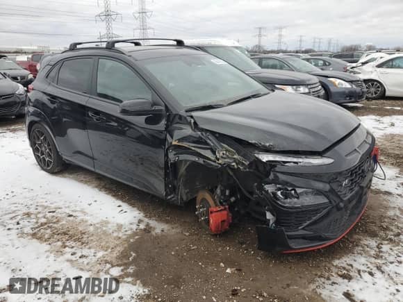 2023 Hyundai Kona с VIN KM8KH3AC3PU006126, выставлен на аукционе Copart как лот 88418605 с пробегом 14 834 миль миль и Списание • Salvage title. История ставок и продаж доступна на DreamBid. Изображение 4.