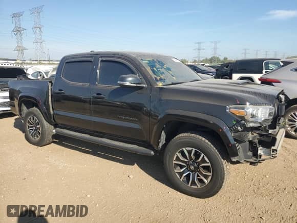 2020 Toyota Tacoma SR with VIN 3TMCZ5AN2LM367400, listed as a Copart auction lot 80845875 with 54,026 mi miles and Salvage title. Bid and sale history available at DreamBid. Image 4.