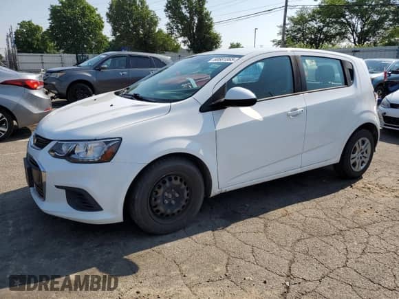 2019 Chevrolet Sonic LT with VIN 1G1JG6SB1K4123991, listed as a Copart auction lot 60681865 with 157,624 mi miles and Clean title. Bid and sale history available at DreamBid. Image 1.