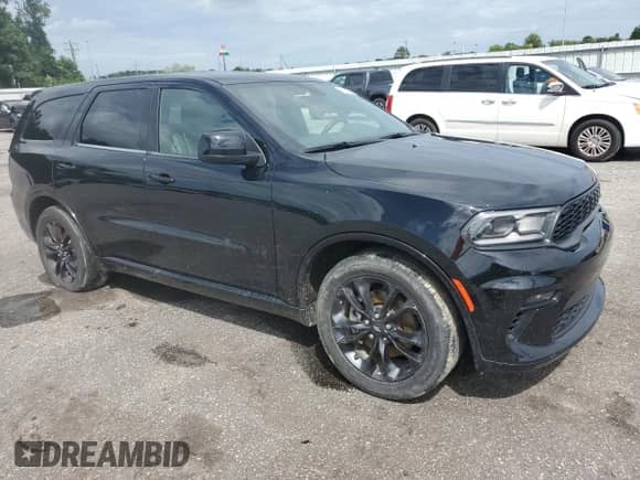 2021 Dodge Durango GT with VIN 1C4RDHDG3MC641116, listed as a Copart auction lot 68722615 with 95,015 mi miles and Salvage title. Bid and sale history available at DreamBid. Image 4.