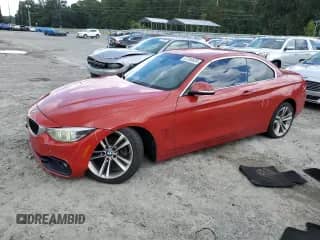 2018 BMW 4 Series 430i with VIN WBA4Z1C56JEC70844, listed as a Copart auction lot 67280835 with 105,405 mi miles and Salvage title. Bid and sale history available at DreamBid. Image 1.