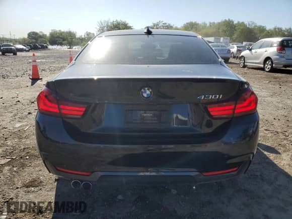 2020 BMW 4 Series 430i with VIN WBA4W3C07LFJ79827, listed as a Copart auction lot 54547705 with 37,185 mi miles and Salvage title. Bid and sale history available at DreamBid. Image 6.