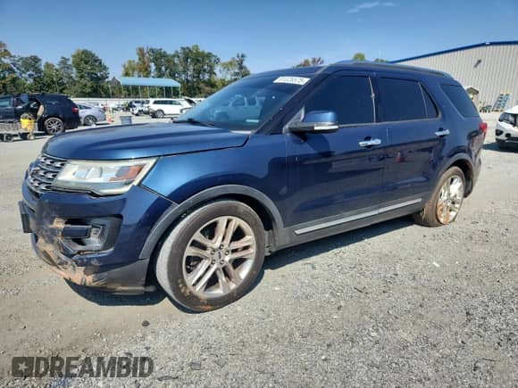 2017 Ford Explorer Limited z VIN 1FM5K7F88HGA01546, wystawiony jako Copart lot #81026575 z przebiegiem 133 152 mil mil oraz Szkoda całkowita • Salvage title. Historia ofert i sprzedaży dostępna na DreamBid. Obrazek 1.