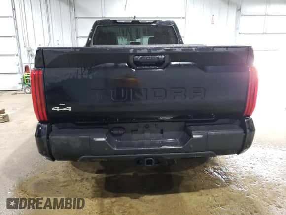 2024 Toyota Tundra SR5 with VIN 5TFLA5ECXRX027026, listed as a Copart auction lot 63006964 with 3,683 mi miles and Salvage title. Bid and sale history available at DreamBid. Image 6.