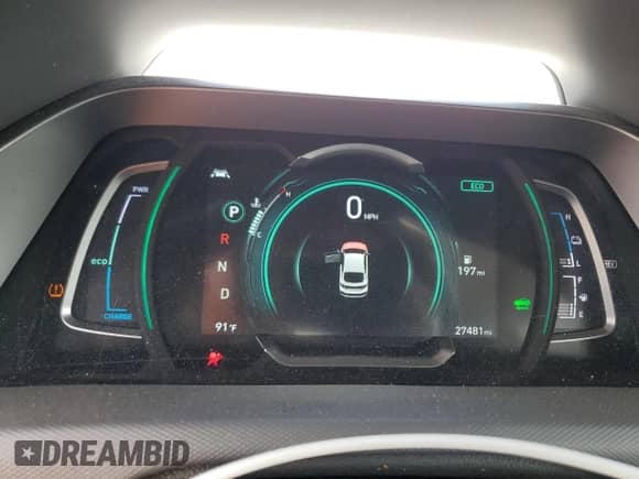 2022 Hyundai Ioniq SEL with VIN KMHC75LD3NU283316, listed as a Copart auction lot 61303705 with 27,481 mi miles and Salvage title. Bid and sale history available at DreamBid. Image 9.