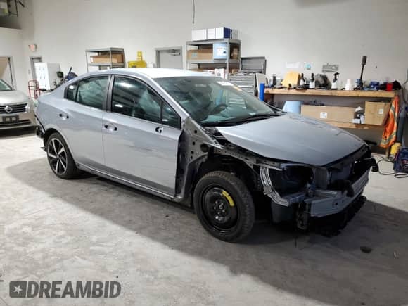 2021 Subaru Impreza Special Sports with VIN 4S3GKAL66M3604025, listed as a Copart auction lot 84707574 with 81,054 mi miles and Salvage title. Bid and sale history available at DreamBid. Image 4.