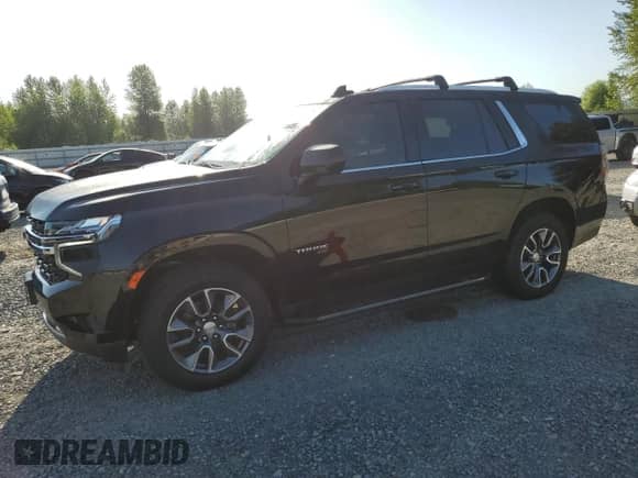 2023 Chevrolet Tahoe LS с VIN 1GNSKMKD3PR278995, выставлен на аукционе Copart как лот 55418935 с пробегом 65 501 миль миль и Списание • Salvage title. История ставок и продаж доступна на DreamBid. Изображение 1.