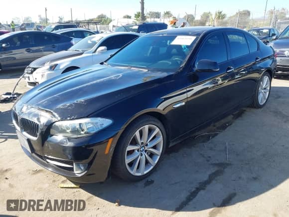 2012 BMW 5 Series 535i with VIN WBAFR7C56CC816100, listed as a IAAI auction lot 43463198 with 77,080 mi miles and . Bid and sale history available at DreamBid. Image 2.