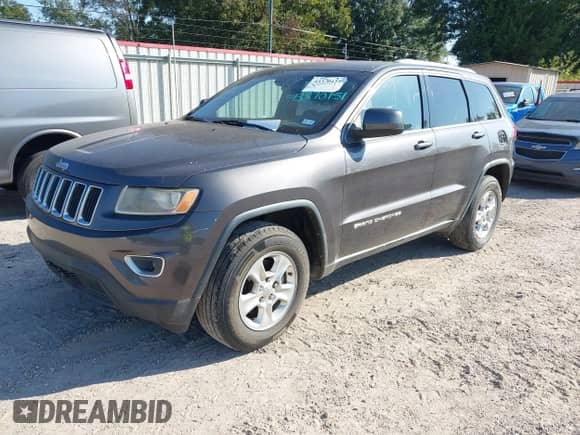 2014 Jeep Grand Cherokee Laredo with VIN 1C4RJEAG8EC141157, listed as a IAAI auction lot 43370151 with 163,137 mi miles and . Bid and sale history available at DreamBid. Image 17.