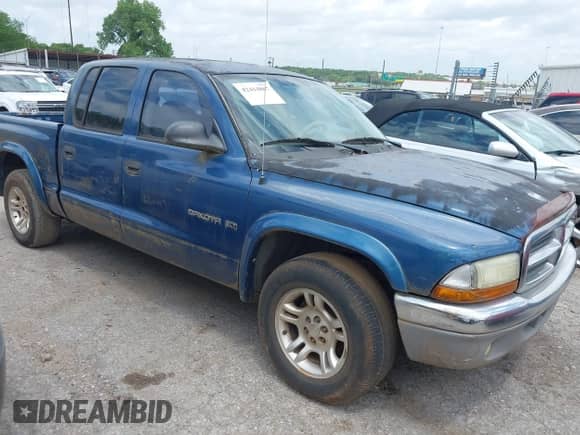 2002 Dodge Dakota SLT с VIN 1B7HL48X22S533364, выставлен на аукционе IAAI как лот 42414807 с пробегом 154 993 миль миль и . История ставок и продаж доступна на DreamBid. Изображение 1.