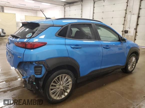 2020 Hyundai Kona SEL with VIN KM8K2CAA1LU559898, listed as a Copart auction lot 60712345 with 74,951 mi miles and Salvage title. Bid and sale history available at DreamBid. Image 3.