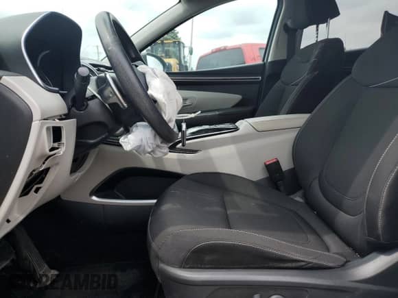 2022 Hyundai Tucson Blue with VIN KM8JBCA1XNU029931, listed as a Copart auction lot 65413895 with 82,437 mi miles and Salvage title. Bid and sale history available at DreamBid. Image 7.