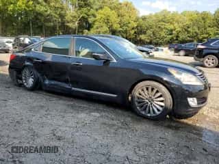 2015 Hyundai Equus Ultimate z VIN KMHGH4JH4FU099857, wystawiony jako Copart lot #72988914 z przebiegiem 74 311 mil mil oraz Szkoda całkowita • Salvage title. Historia ofert i sprzedaży dostępna na DreamBid. Obrazek 4.