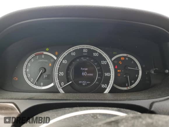 2016 Honda Accord Touring with VIN 1HGCR3F93GA018699, listed as a Copart auction lot 80493165 with 91,252 mi miles and Salvage title. Bid and sale history available at DreamBid. Image 9.