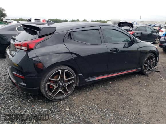 2022 Hyundai Veloster с VIN KMHT36AH5NU011924, выставлен на аукционе Copart как лот 75760513 с пробегом 34 888 миль миль и Списание • Salvage title. История ставок и продаж доступна на DreamBid. Изображение 3.