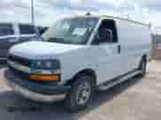 2020 Chevrolet Express Cargo with VIN 1GCWGAFG2L1182671, listed as a IAAI auction lot 43309626 with 151,139 mi miles and . Bid and sale history available at DreamBid. Image 2.
