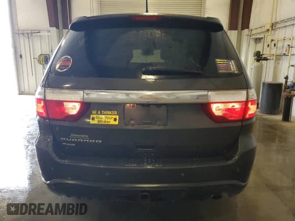 2011 Dodge Durango Express with VIN 1D4RE2GG0BC734164, listed as a Copart auction lot 65328235 with 155,572 mi miles and Salvage title. Bid and sale history available at DreamBid. Image 6.