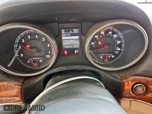 2012 Jeep Grand Cherokee Limited z VIN 1C4RJFBG0CC314672, wystawiony jako Copart lot #80743195 z przebiegiem 123 504 mil mil oraz Szkoda całkowita • Salvage title. Historia ofert i sprzedaży dostępna na DreamBid. Obrazek 9.