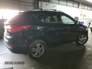 2013 Hyundai Tucson Limited z VIN KM8JU3AC0DU698395, wystawiony jako Copart lot #87044815 z przebiegiem 117 600 mil mil oraz Czysty tytuł • Clean title. Historia ofert i sprzedaży dostępna na DreamBid. Obrazek 3.