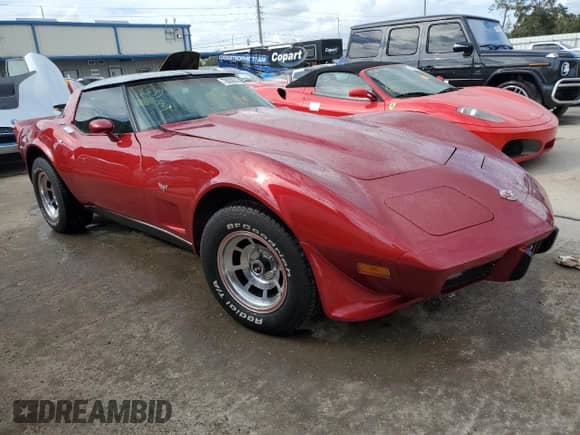 1978 Chevrolet Corvette с VIN 1Z87L8S429776, выставлен на аукционе Copart как лот 78036324 с пробегом 95 741 миль миль и На запчасти • Non repairable. История ставок и продаж доступна на DreamBid. Изображение 4.
