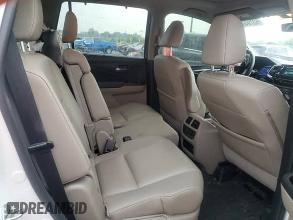 2022 Honda Pilot EX-L with VIN 5FNYF6H57NB033154, listed as a Copart auction lot 63794915 with 40,525 mi miles and Salvage title. Bid and sale history available at DreamBid. Image 10.