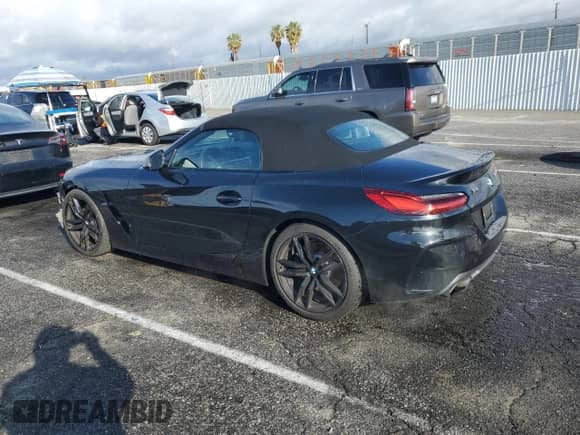2020 BMW Z4 sDriveM40i z VIN WBAHF9C02LWW55809, wystawiony jako Copart lot #48812855 z przebiegiem 39 680 mil mil oraz Szkoda całkowita • Salvage title. Historia ofert i sprzedaży dostępna na DreamBid. Obrazek 2.